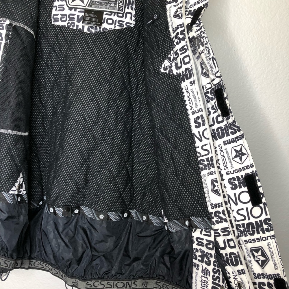 SOLD Sessions Snowboard Ski Jacket Insulated - Picture 5 of 12